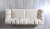 Melissa Ivory Velvet Sofa & Loveseat - Ornate Home