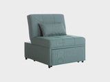 Mello Corvet Green Pull Out Sleeper Chair - Ornate Home