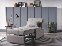 Mello Corvet Grey Pull Out Sleeper Chair - Ornate Home