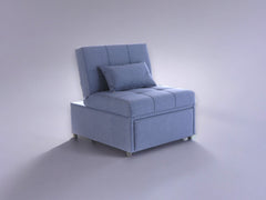 Mello Corvet Navy Pull Out Sleeper Chair - Ornate Home