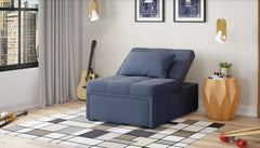 Mello Corvet Navy Pull Out Sleeper Chair - Ornate Home