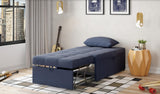 Mello Corvet Navy Pull Out Sleeper Chair - Ornate Home
