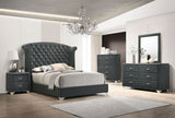 Melody Grey Dresser and Mirror - Ornate Home