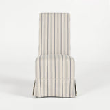 Melrose Blue Stripe Dining Chair (Set of 2) - Ornate Home
