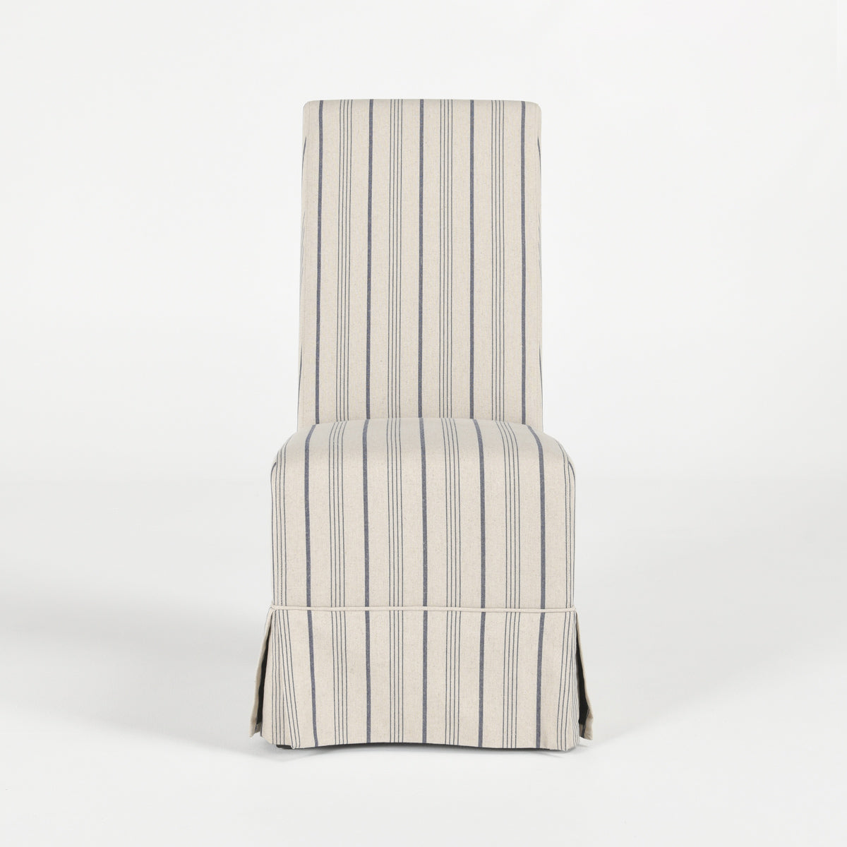 Melrose Blue Stripe Dining Chair (Set of 2) - Ornate Home