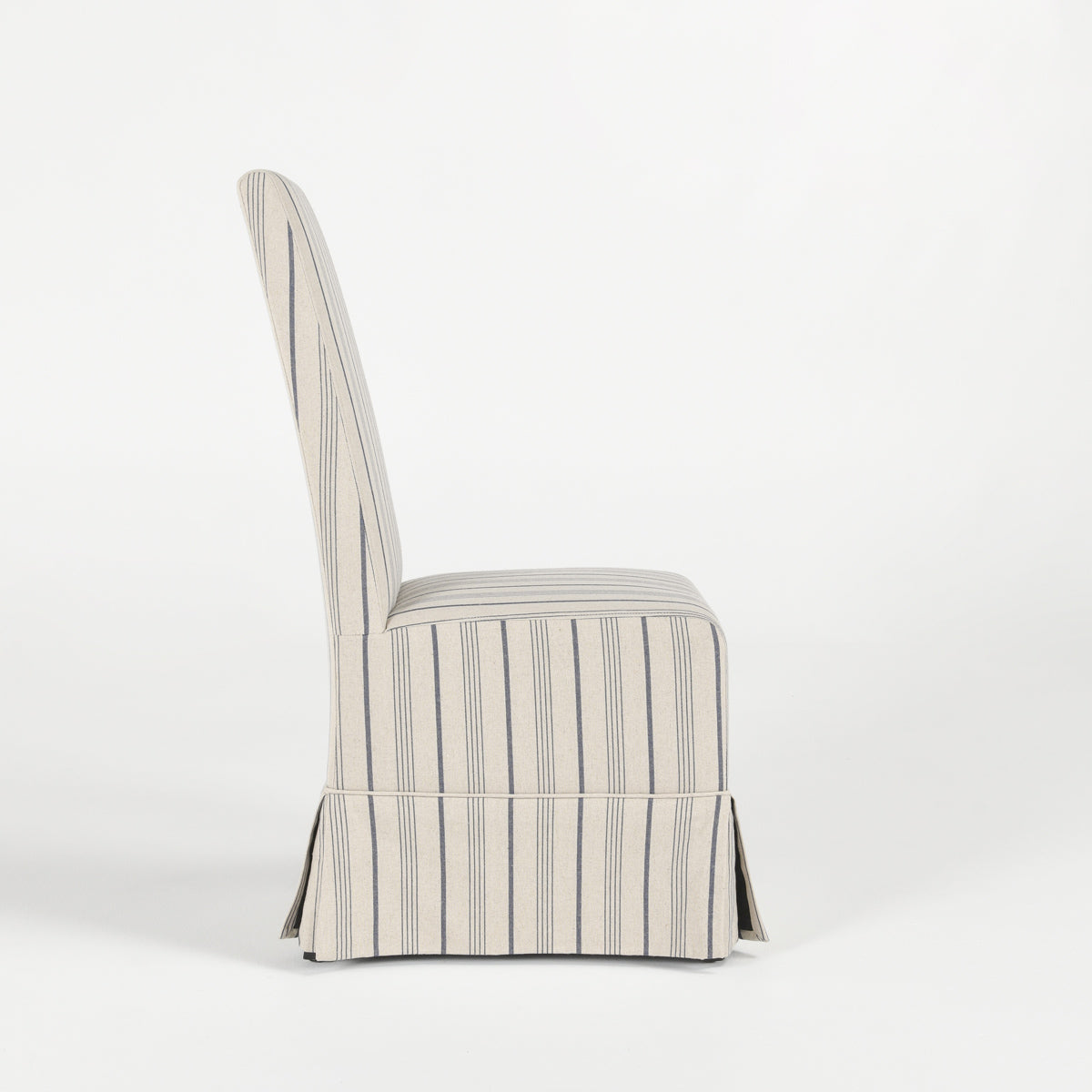 Melrose Blue Stripe Dining Chair (Set of 2) - Ornate Home