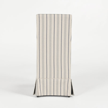 Melrose Blue Stripe Dining Chair (Set of 2) - Ornate Home