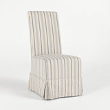 Melrose Blue Stripe Dining Chair (Set of 2) - Ornate Home
