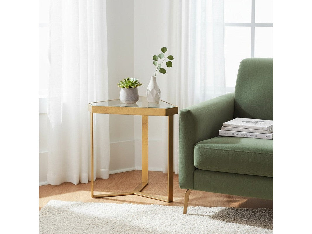 Melrose Gold Accent Table - Ornate Home