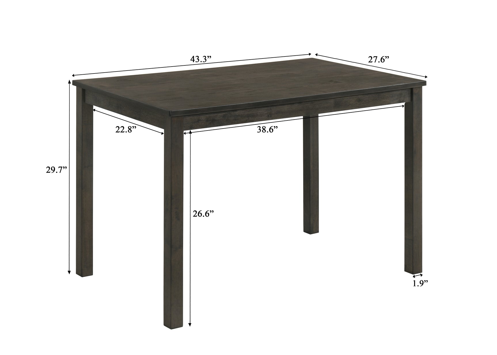 Melshire Brown/Gray 5-Piece Dining Set - Ornate Home