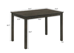 Melshire Brown/Gray 5-Piece Dining Set - Ornate Home