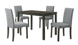 Melshire Brown/Gray 5-Piece Dining Set - Ornate Home