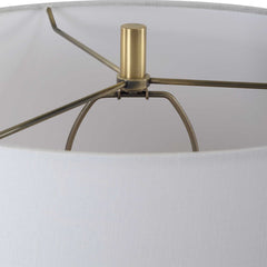Meltdown Multicolor Ivory Teal Table Lamp - Ornate Home