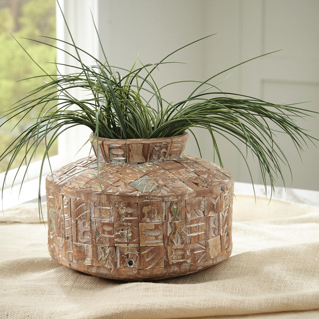Meltland Natural/Black Vase - Ornate Home