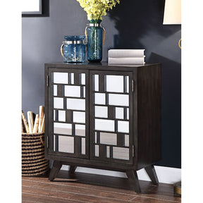 Melville Dark Gray-Oak Console Cabinet - Ornate Home