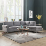 Melvyn Gray Sectional Sofa - Ornate Home