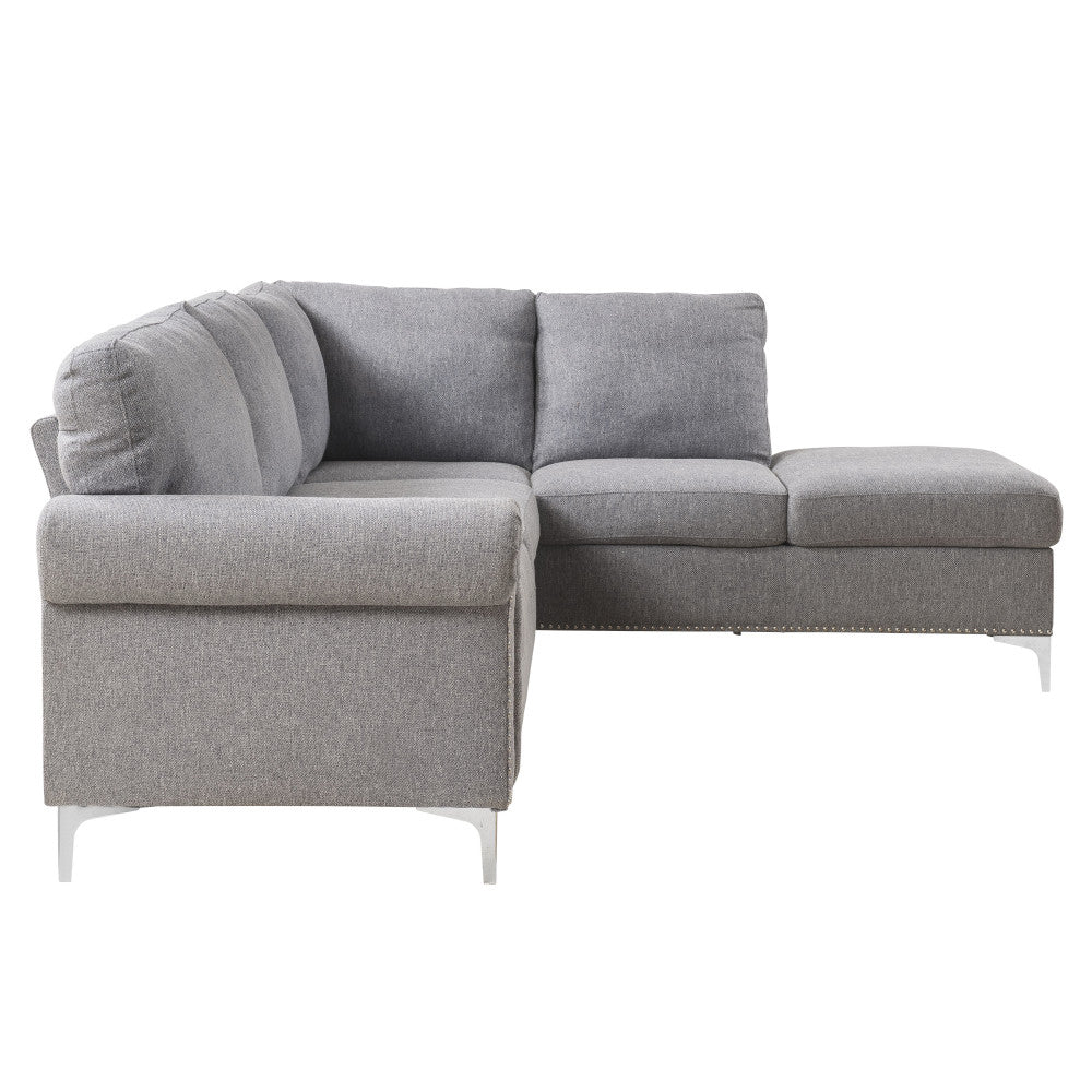 Melvyn Gray Sectional Sofa - Ornate Home