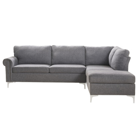Melvyn Gray Sectional Sofa - Ornate Home