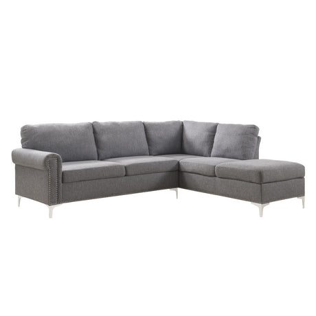 Melvyn Gray Sectional Sofa - Ornate Home
