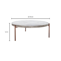 Mendez Dark Grey Outdoor Coffee Table - Ornate Home