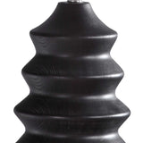Mendocino Black/Woodtone Modern Table Lamp - Ornate Home