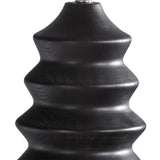 Mendocino Black/Woodtone Modern Table Lamp - Ornate Home