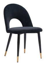 Menlo Black Dining Chair (Set of 2) - Ornate Home