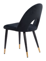 Menlo Black Dining Chair (Set of 2) - Ornate Home