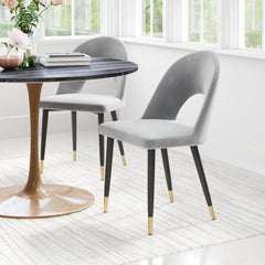 Menlo Gray Dining Chair (Set of 2) - Ornate Home