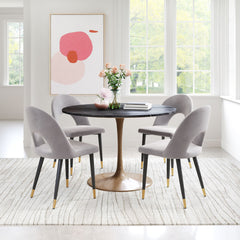 Menlo Gray Dining Chair (Set of 2) - Ornate Home