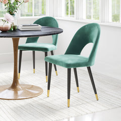Menlo Green Dining Chair (Set of 2) - Ornate Home