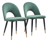 Menlo Green Dining Chair (Set of 2) - Ornate Home