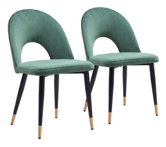 Menlo Green Dining Chair (Set of 2) - Ornate Home