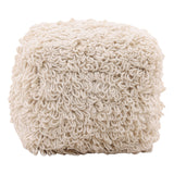Menta Ivory Pouf - Ornate Home
