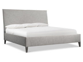 Menton Grey Panel King Bed - Ornate Home