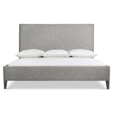 Menton Grey Panel King Bed - Ornate Home