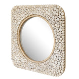 Merak Teak Mosaic Mirror - Ornate Home