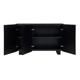 Mercado Black 3 Door Cabinet - Ornate Home