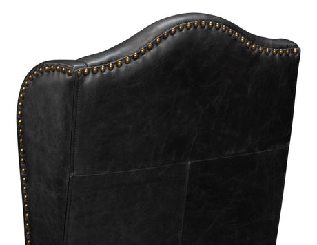 Mercado Black High Back Dining Chair (Set of 2) - Ornate Home