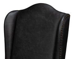 Mercado Black High Back Dining Chair (Set of 2) - Ornate Home
