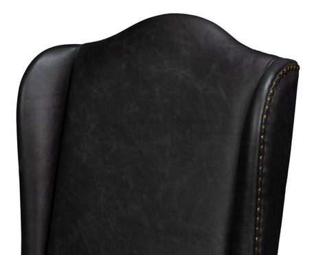 Mercado Black High Back Dining Chair (Set of 2) - Ornate Home