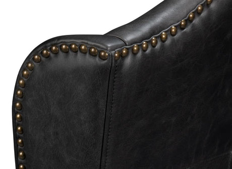 Mercado Black High Back Dining Chair (Set of 2) - Ornate Home