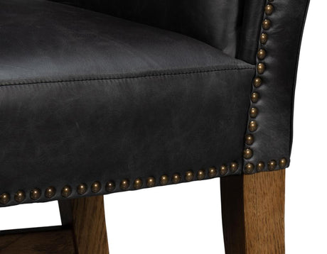 Mercado Black High Back Dining Chair (Set of 2) - Ornate Home