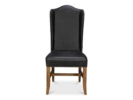 Mercado Black High Back Dining Chair (Set of 2) - Ornate Home