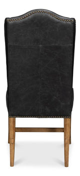 Mercado Black High Back Dining Chair (Set of 2) - Ornate Home