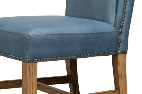 Mercado Blue High Back Dining Chair (Set of 2) - Ornate Home