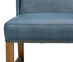 Mercado Blue High Back Dining Chair (Set of 2) - Ornate Home