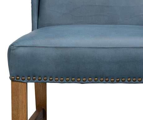 Mercado Blue High Back Dining Chair (Set of 2) - Ornate Home