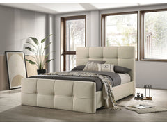 Merced Ivory Queen Bed - Ornate Home