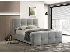 Merced Light Gray E.King Bed - Ornate Home